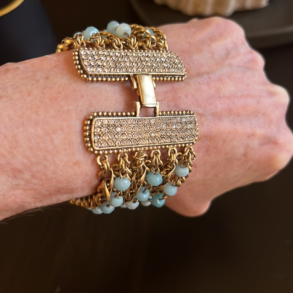Chain and Rhinestone Bracelet. - Picture 8 of 8